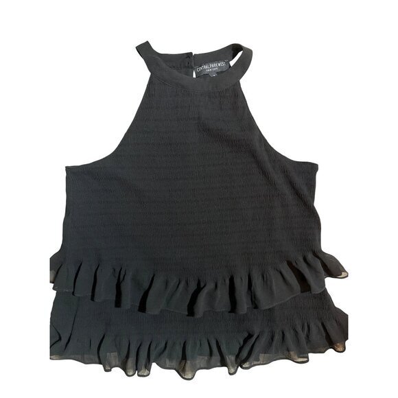 Central Park West Tops - REVOLVE Central Park West Jane Halter Top in Black Size Small NWT